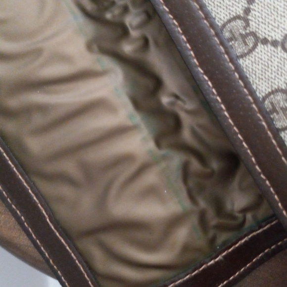 Authentic Vintage Gucci GG Monogram Supreme Sherry Web Ophidia Clutch Crossbody - Picture 10 of 10